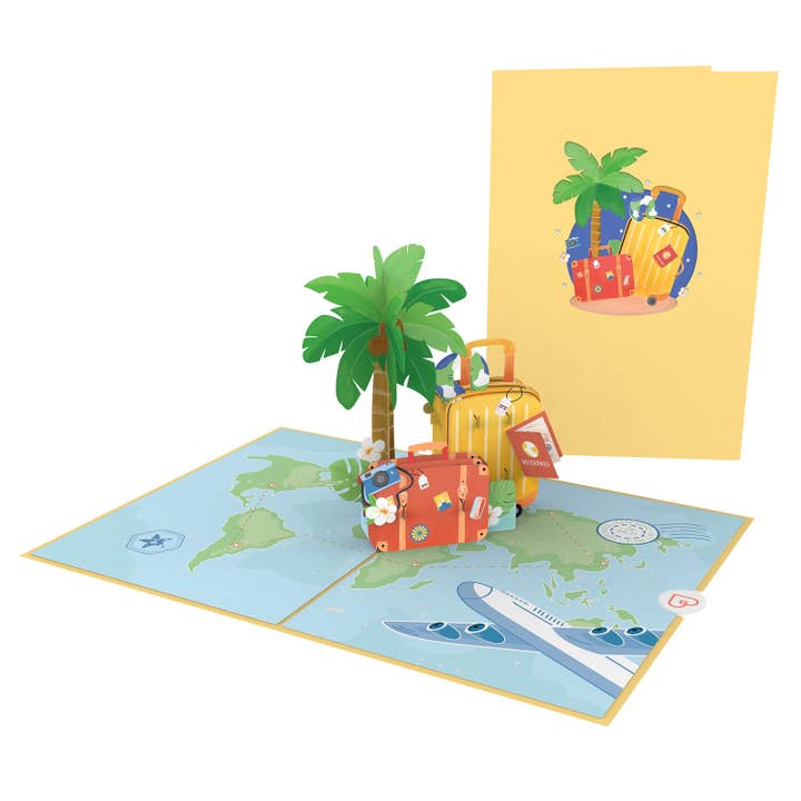 papercrush – Engroshandel Hverdagshilsen kort – God rejse pop-op kort | 3D lykønskningskort1