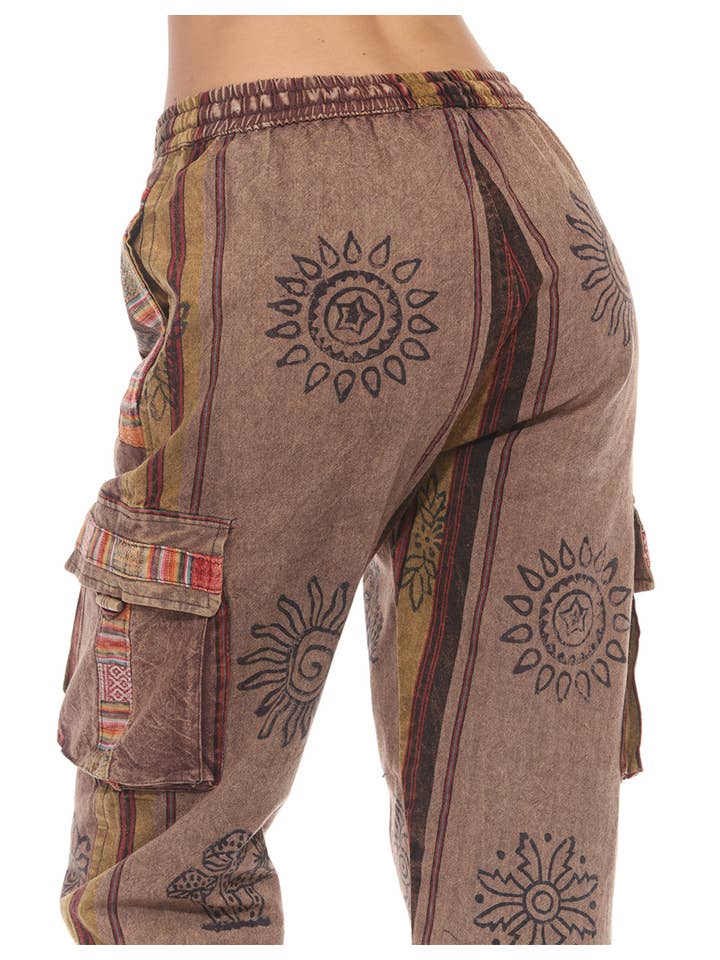 The Collection Royal / Royal Handicrafts - Wholesale Pants - Women's - Cotton Washed Boho Hippie Genie Pants15