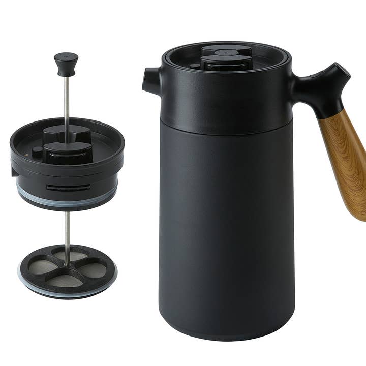CasaWare - Wholesale French Press - SS 32 oz Vacuum Insulated French Press