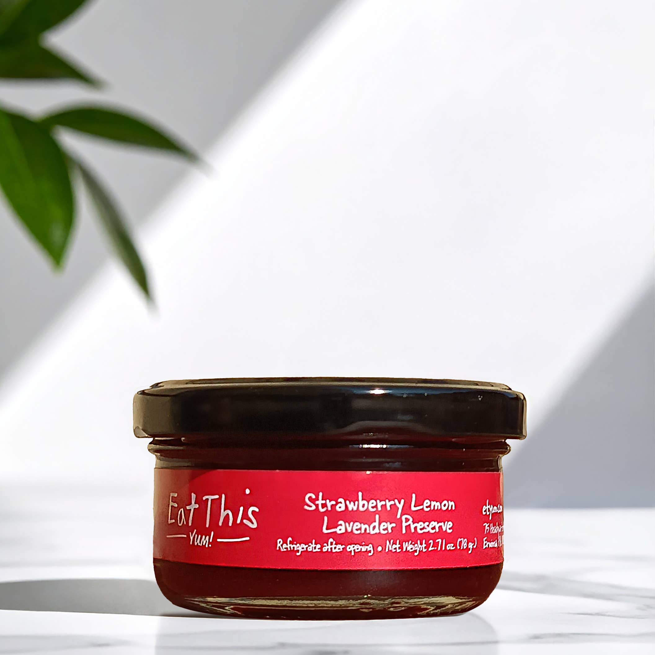 Eat This Yum - Wholesale Jam/Jelly -  Strawberry Lemon Lavender Preserve 1