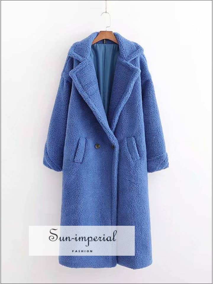 Sun Imperial – wholesale Päls/fuskpäls - Dam – Kvinnor Grön Vinter Fuskpäls Varm Maxi Overcoat Vintage3