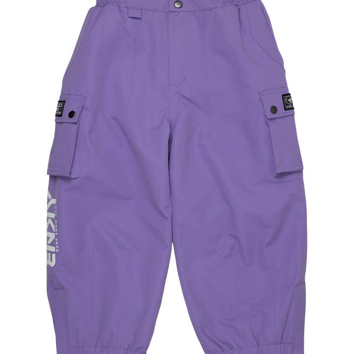 Calças de Esqui Largas para Crianças Banshee - Roxo Vivo por atacado de BinkyBro