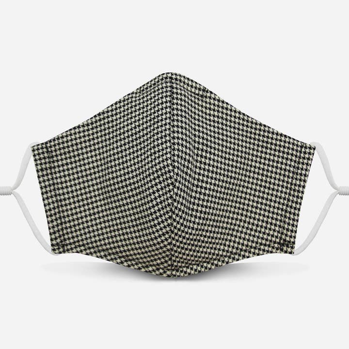Unity Mask 2.0 w/ Filter Pocket (Houndstooth) for wholesale by Pocket Square Clothing
