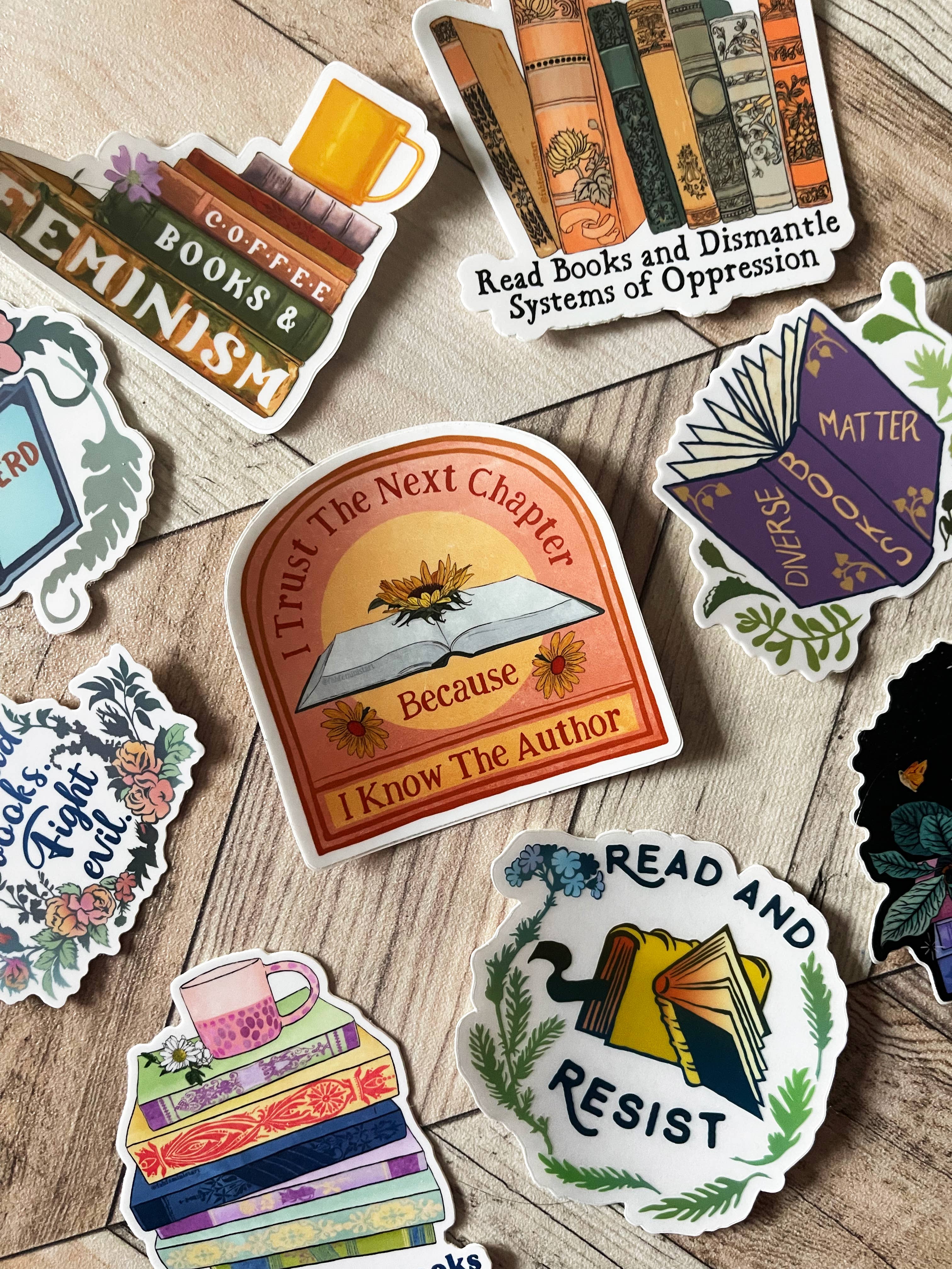 Fabulously Feminist – wholesale Sticker – Books Are Magic: Bibliophile Sticker7