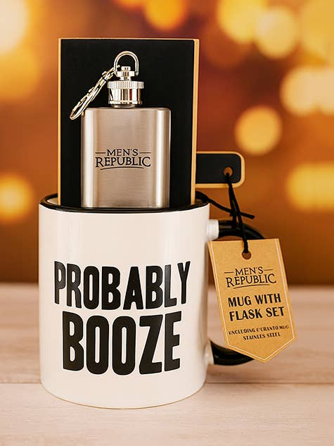 Men's Republic Mug Set - Probably Booze for wholesale by Men's Republic