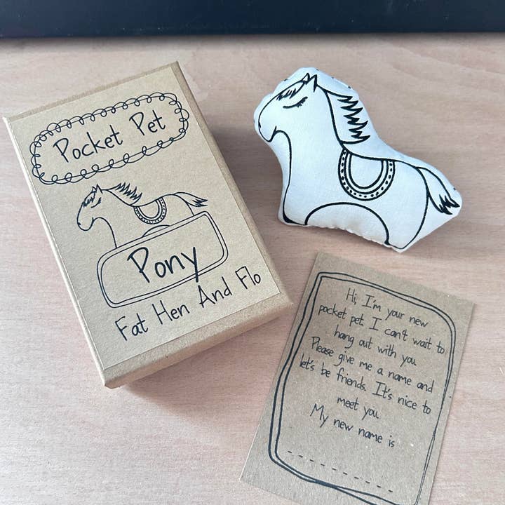 Pony - Pocket Pet for wholesale by Fat Hen And Flo