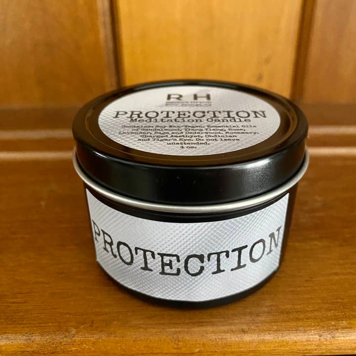 Raven’s Hearth - Wholesale Travel Candles - Protection Candle | Sandalwood & Lavender | Vegan