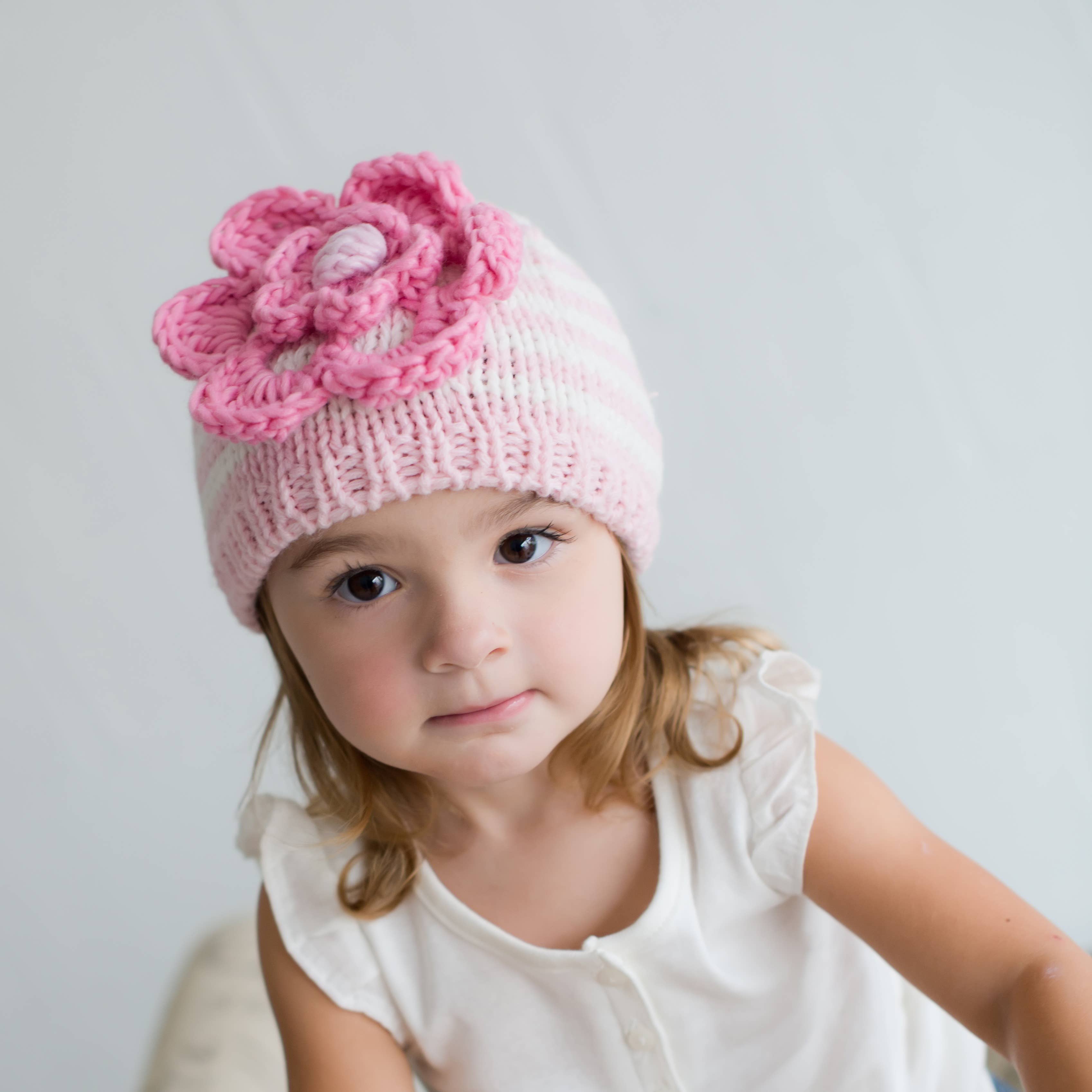 Huggalugs - Wholesale Beanie - Kids - Parfait Pink Ziggy Beanie Hat Baby & Kids4