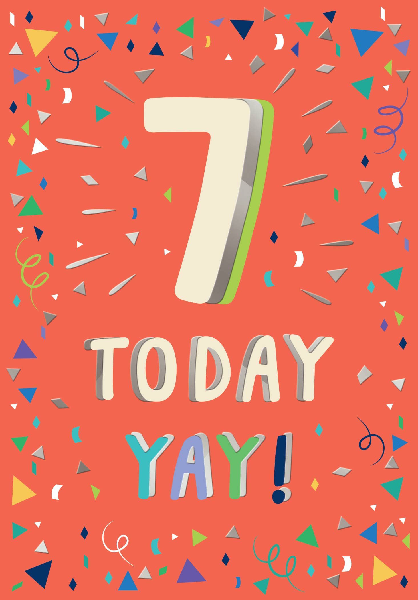 Piccadilly Greetings – wholesale Birthday card – Juvenile Birthday Card, Age 7, Age 70