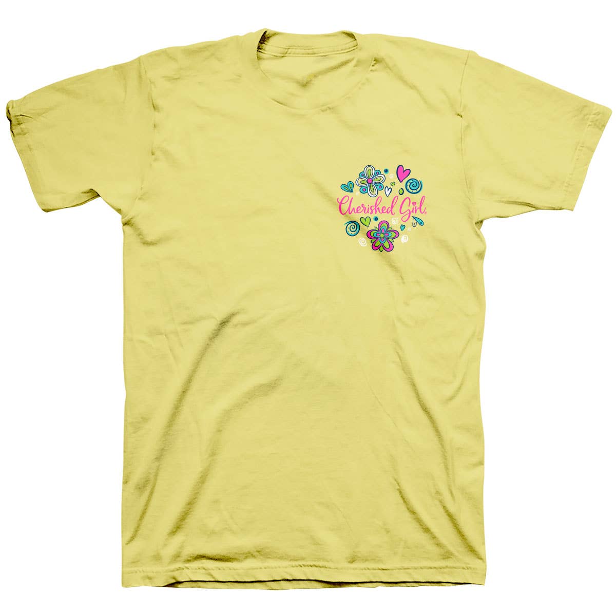 Corn Silk Cherished Girl Womens T-Shirt God Loves You for wholesale on Faire3