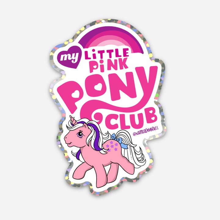 My Little Pink Pony Club Chappell Roan Queer Pop Sticker for wholesale by NatterDoodle