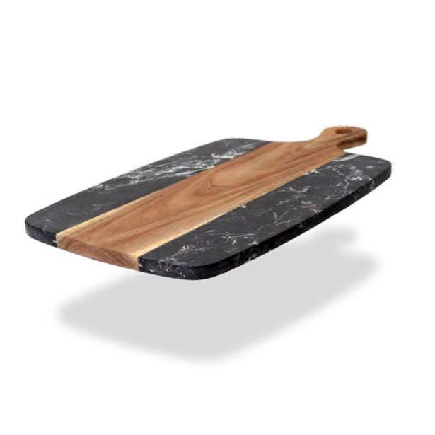 Dexas - Wholesale Cheese Board - Acacia Wood Marble Serving Board4