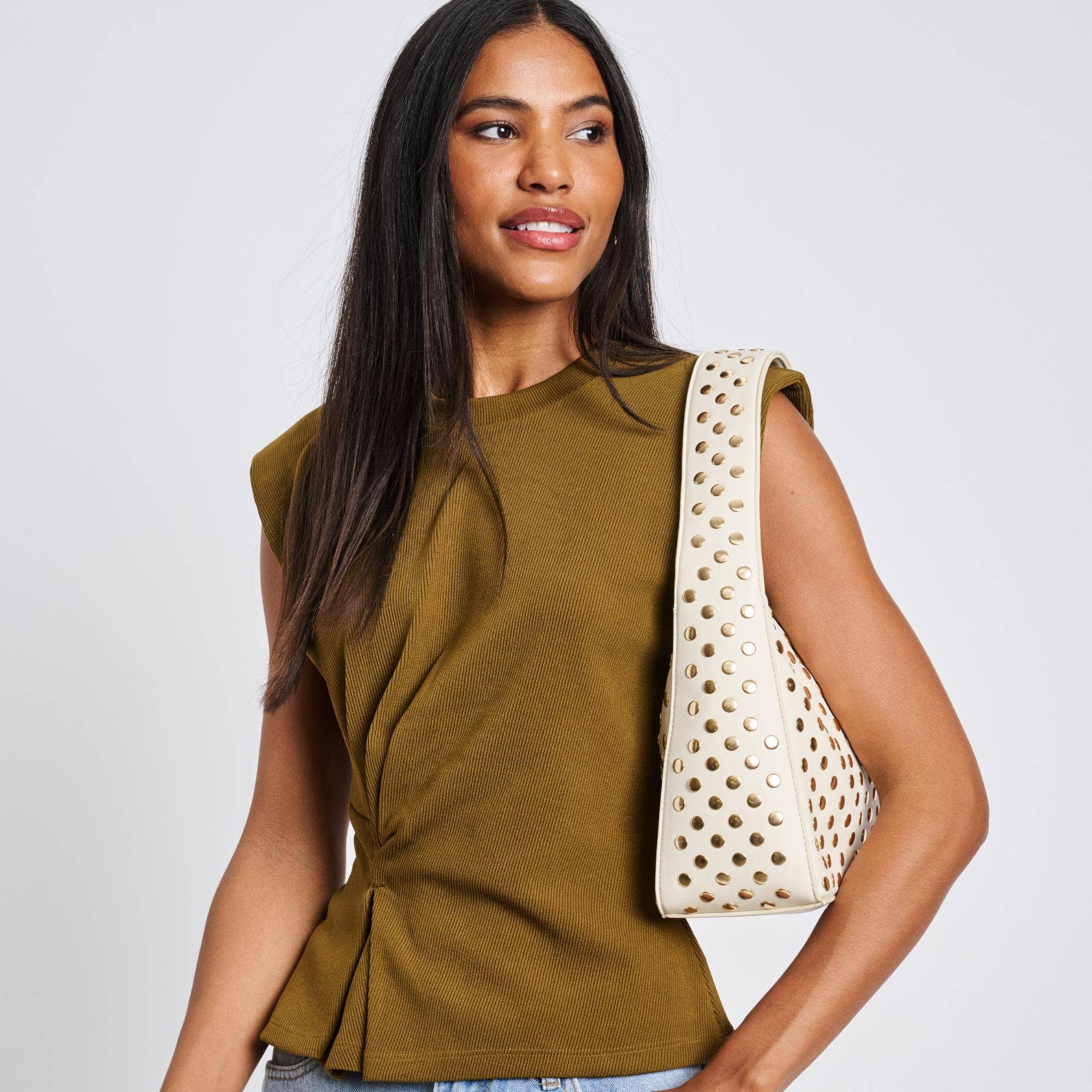 Moda Luxe - Wholesale Shoulder Bag - Women's - Rebel Studded Shoulder Bag17