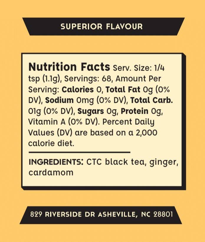 Spicewalla - Vendita all'ingrosso Tè sfusi - Chai Pani Ginger Chai7