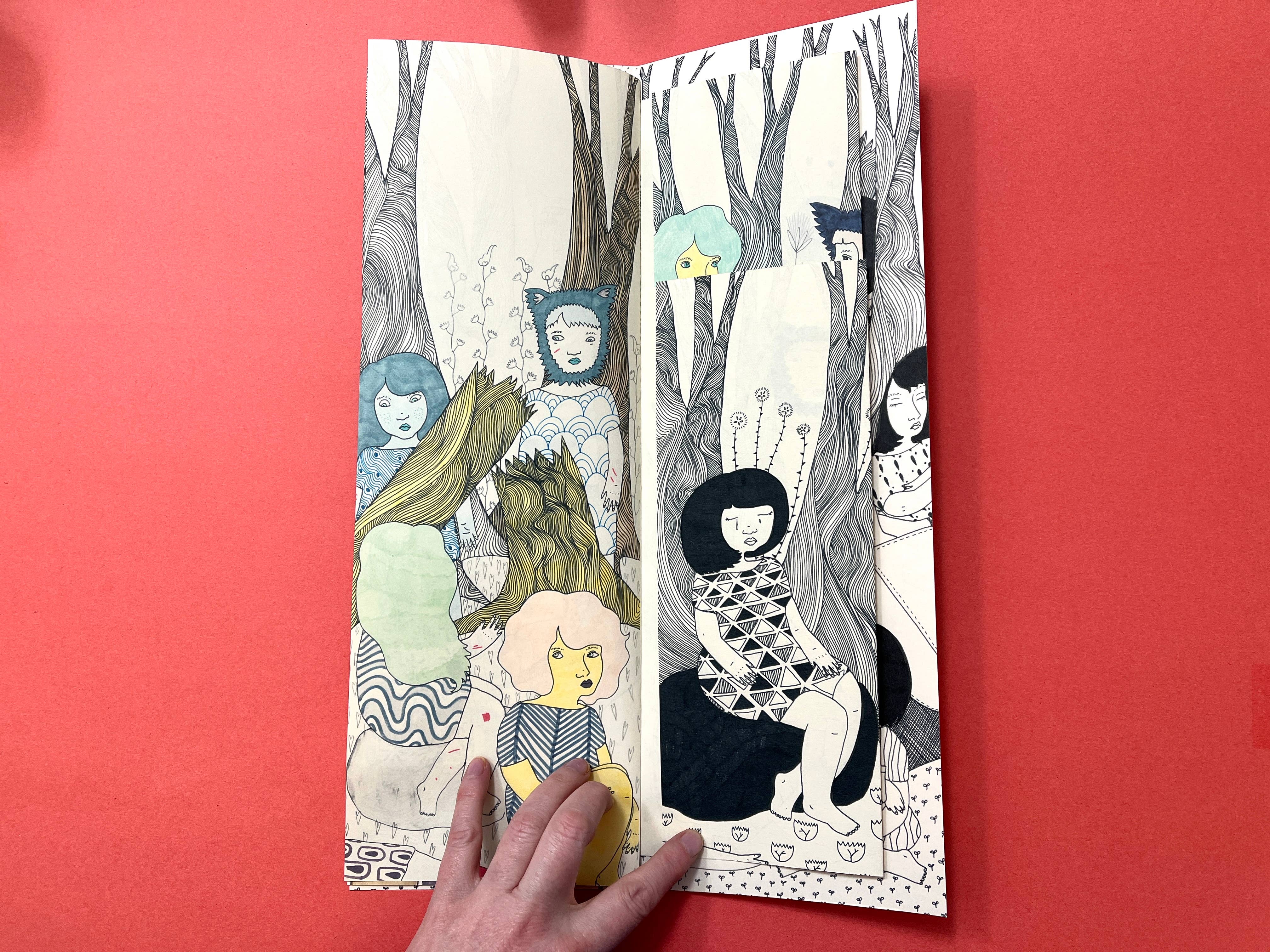 Erika Rier - Wholesale Arts & Entertainment Book - In the Middle - Art Zine4