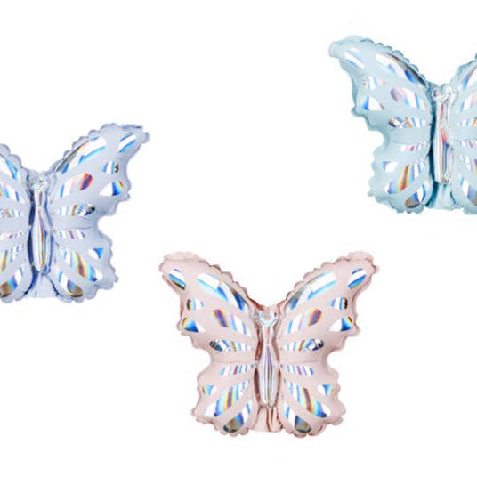 Mixed Butterflies Foil Balloon 9 in. | 3 count - PartyDeco USA for wholesale by THE BALLOON HUB