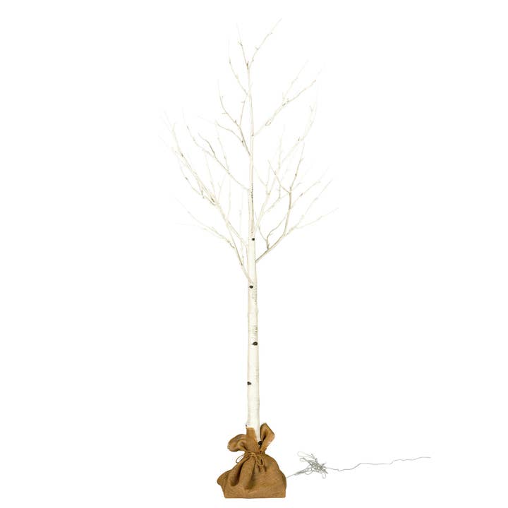 Vickerman 6' White Birch Twig Tree LED 96WW for wholesale on Faire