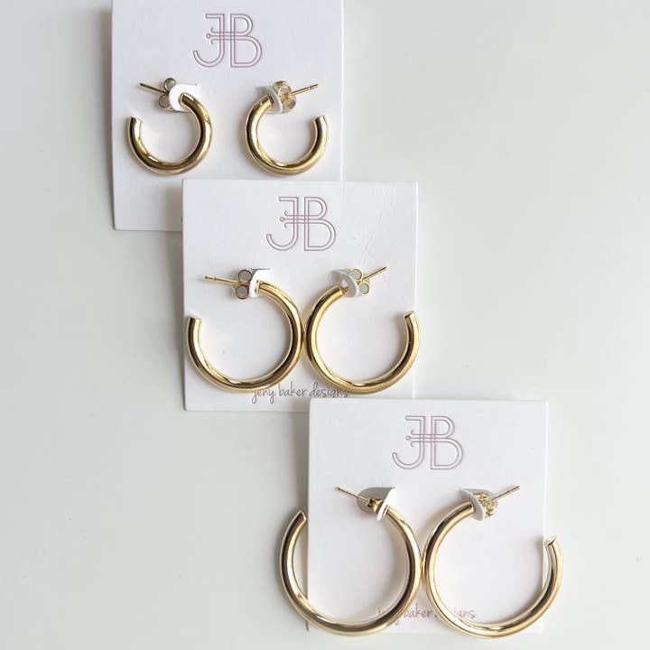 Jeny Baker Designs - Wholesale Hoop Earrings - Basic Tube Hoops2