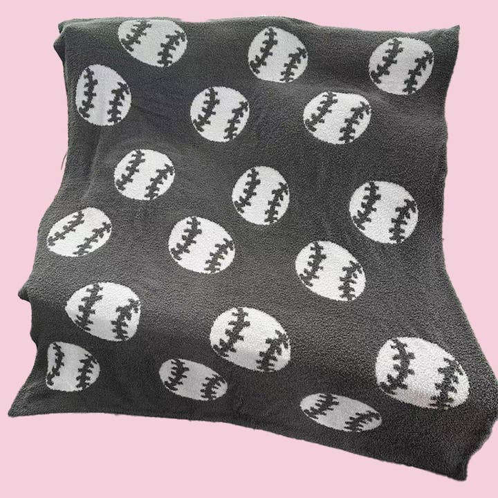 APHISON - Wholesale Throw Blanket - Baseball Half Fleece Blanket1