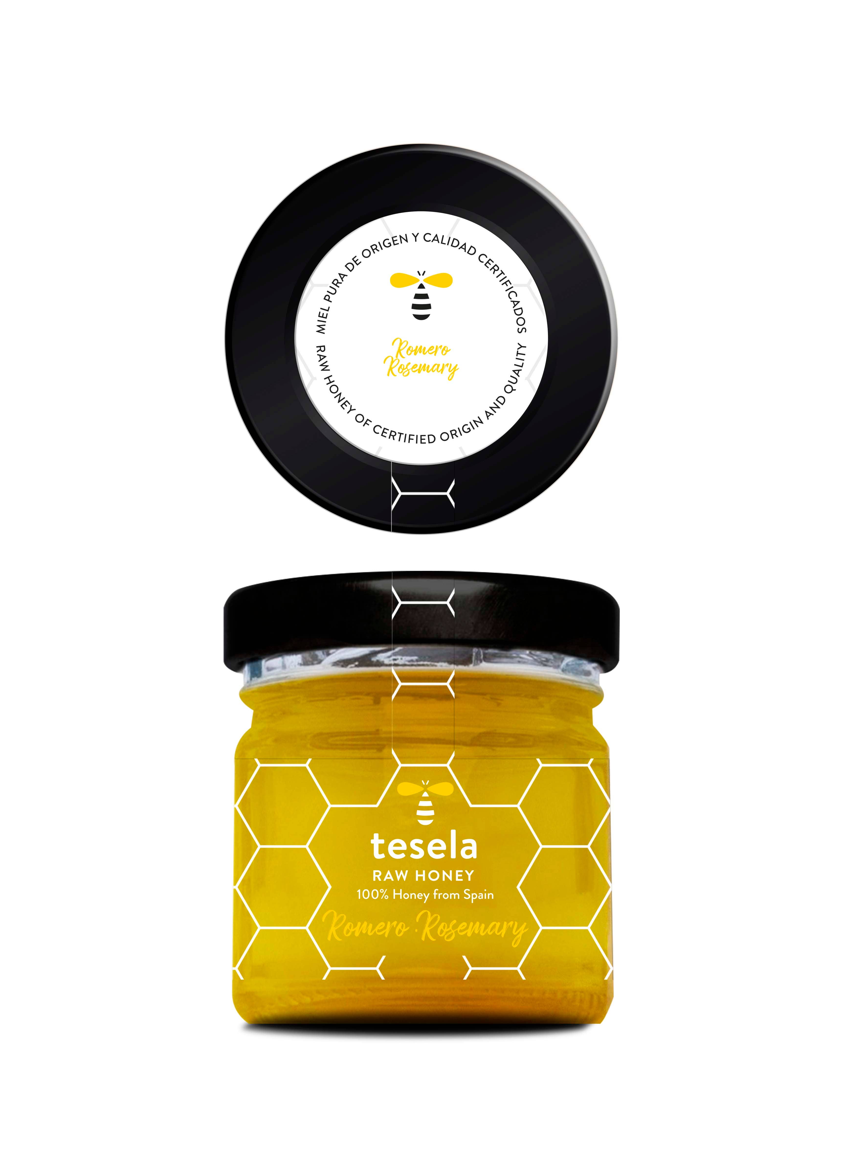 TESELA NATURA, S.L. - Vendita all'ingrosso Miele - Confezione regalo TESELA con miele crudo e polline d'api 3