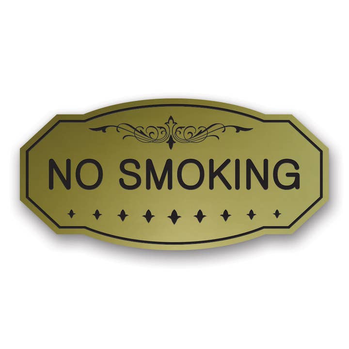 All Quality - Wholesale Bord/bordje - NIET ROKEND Victoriaans deur-/wandbord2