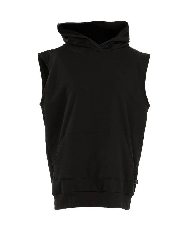 Eye Hoodie tillverkad av ekologisk bomull - svart för wholesale av KOLO Berlin