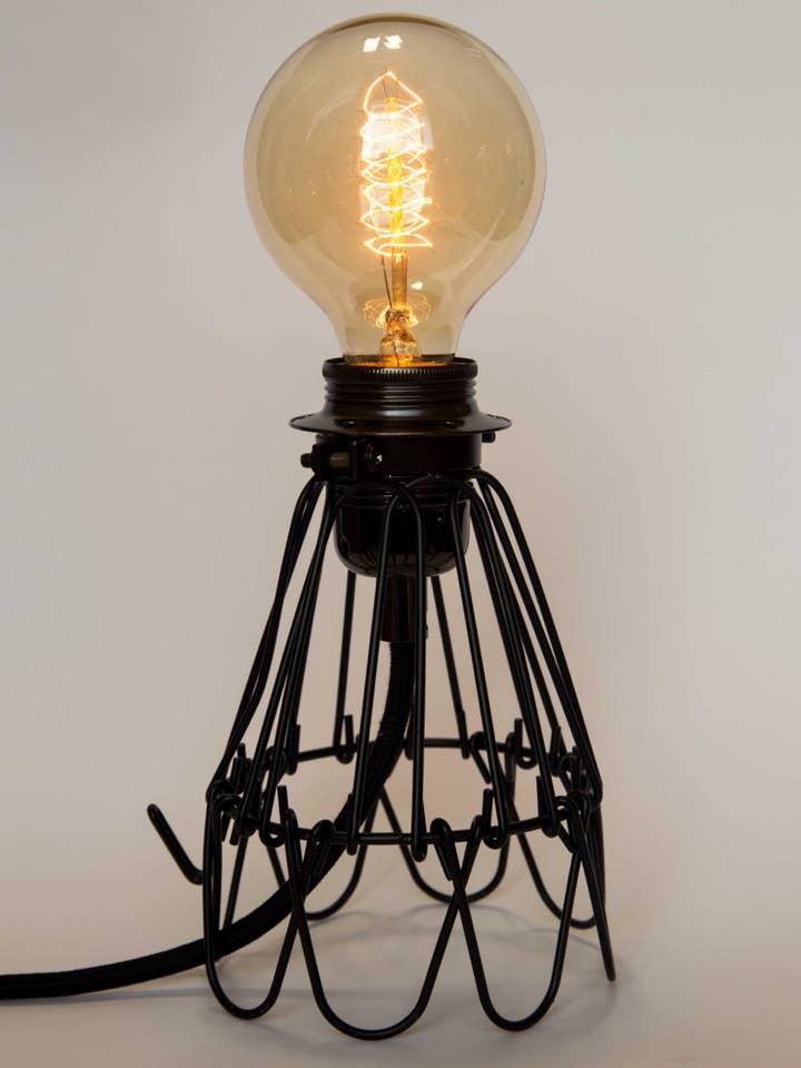 Industrial Cage Lamp with Dimmer for wholesale by William & Watson