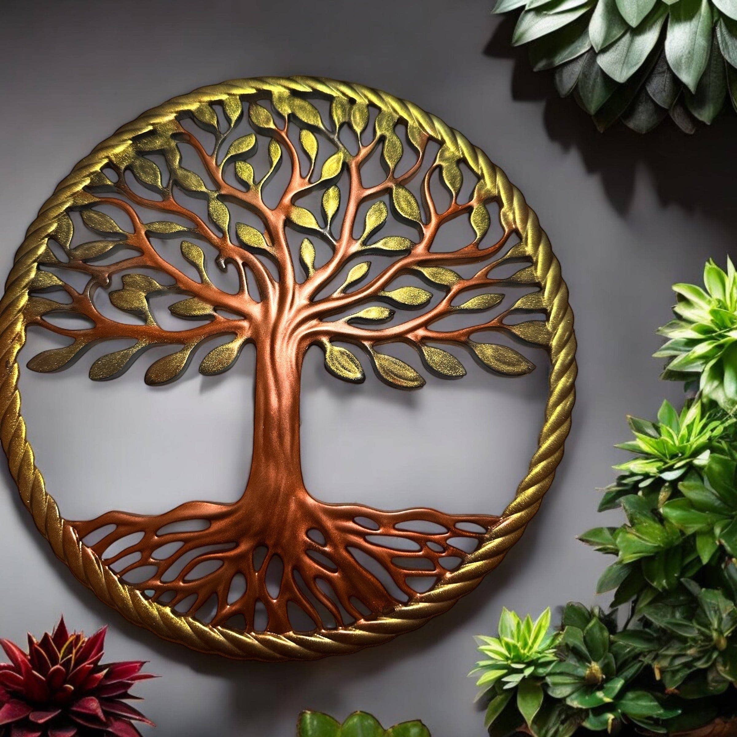 NerdyNixies LLC – wholesale Dimensionell/3D-väggkonst – Livets träd väggdekor0