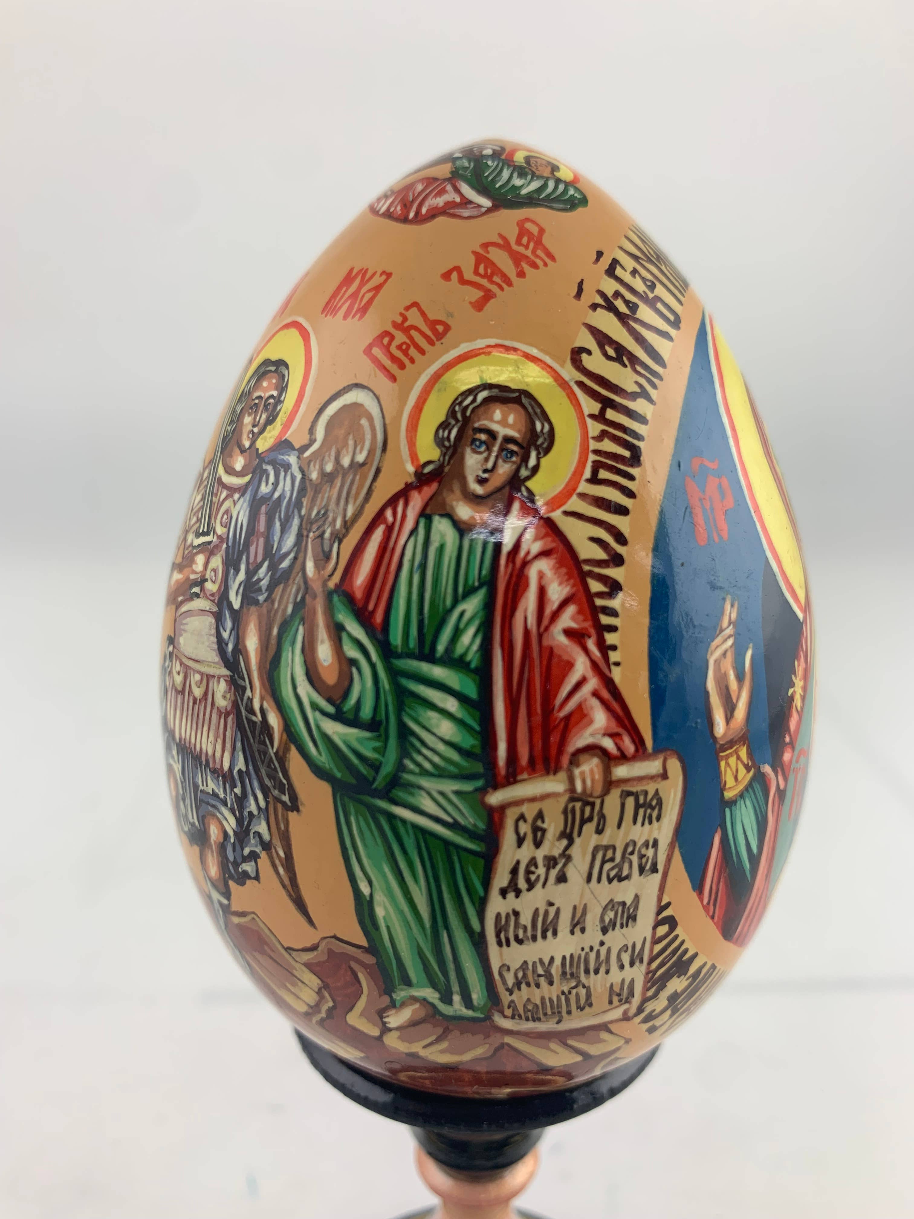 Golden Cockerel - Vendita all'ingrosso Decorazioni da tavolo - Uovo iconico ortodosso panoramico vintage14