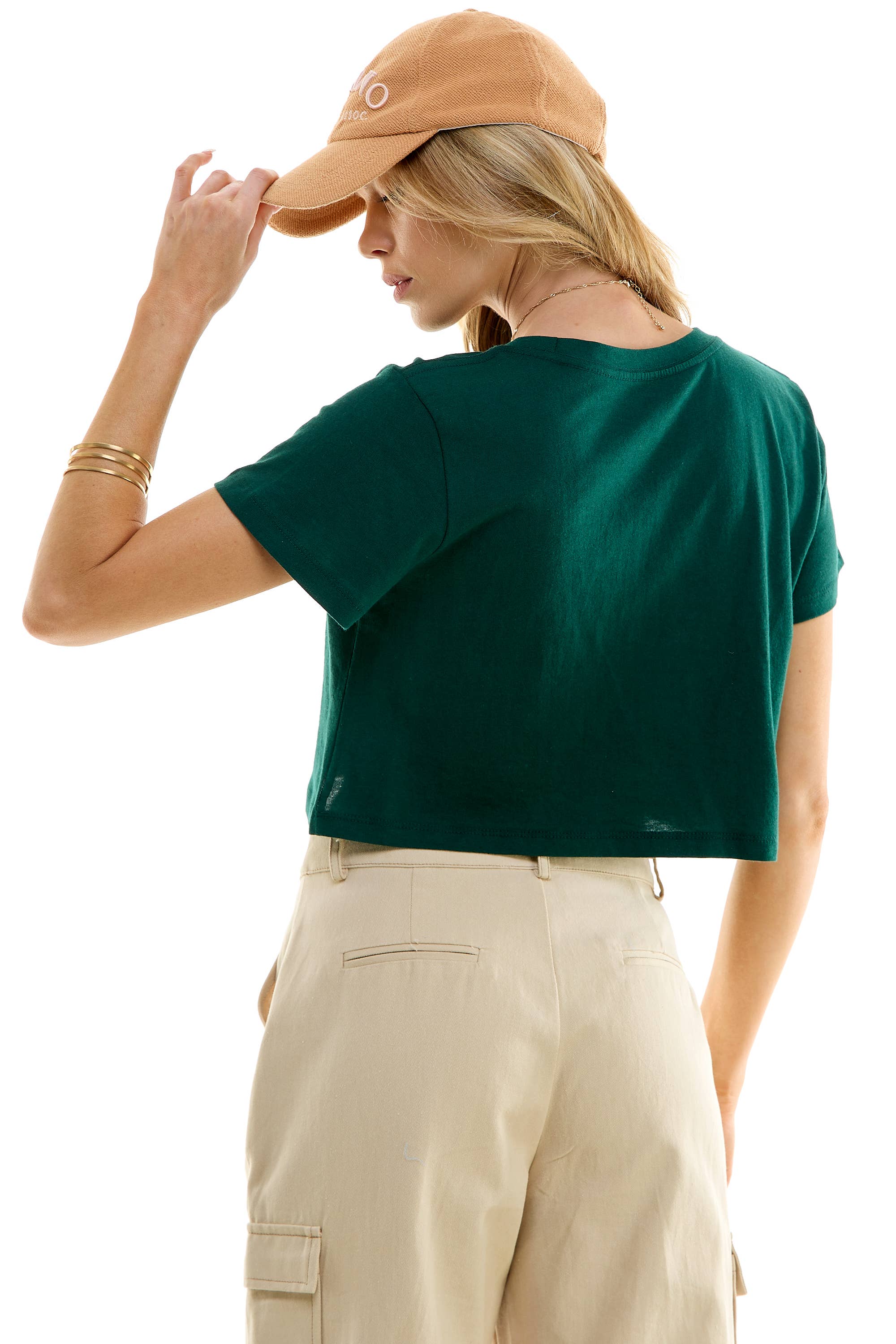 LOVING PEOPLE - Wholesale T-Shirt - Women's - Premium cotton boxy crop tops195