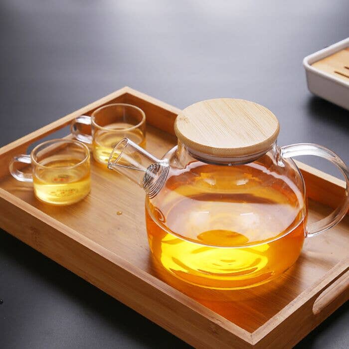 STP - Wholesale Tea Pot - Glass See Through Teapot with Cork Lid5