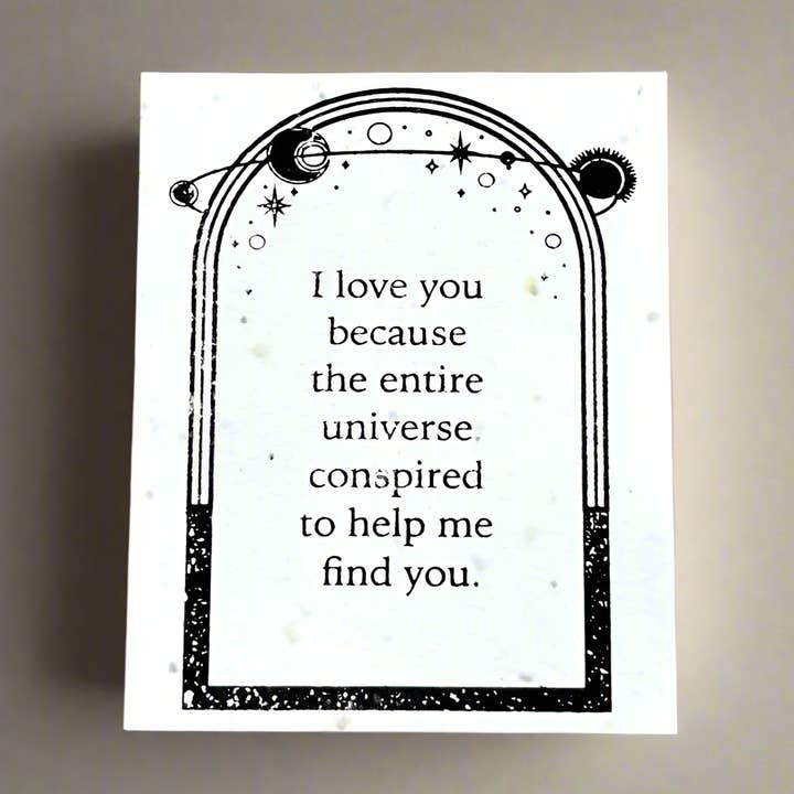 Soothi | Containers Of Creativity - Wholesale Love Card - The Entire Universe Conspired0
