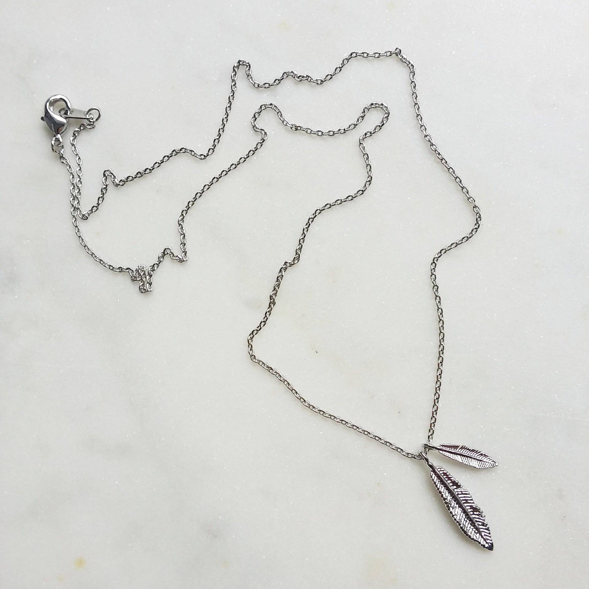 musthavemustget - Wholesale Pendant/Charm Necklace - Double Feather Necklace3
