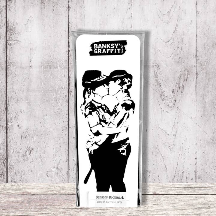 URBAN.ITY SRL - Vendita all'ingrosso Segnalibro - Banksy Segnalibro Profumato - Kissing Coppers
