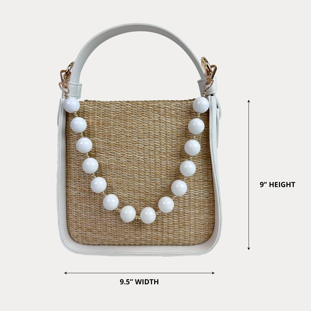 AHDORNED - Wholesale Crossbody Bag - Women's - Carly Raffia Crossbody7