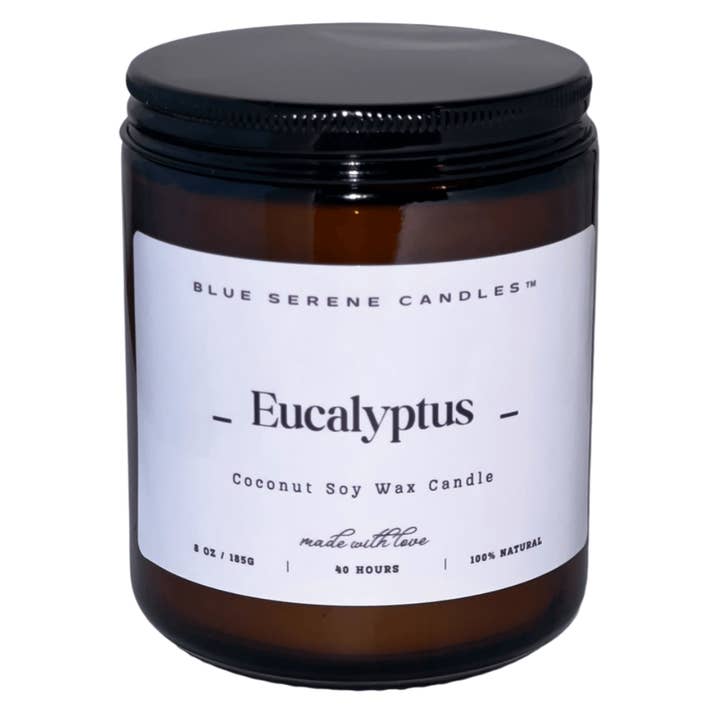 Eucalyptus Candle for wholesale by Blue Serene Candles