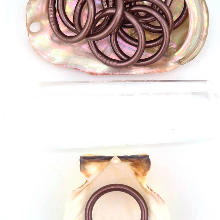 Woman Shops World - Vente Anneau/bague à empiler - Bagues de temple bouddhiste thaïlandaises simples, colorées, Kumlai34