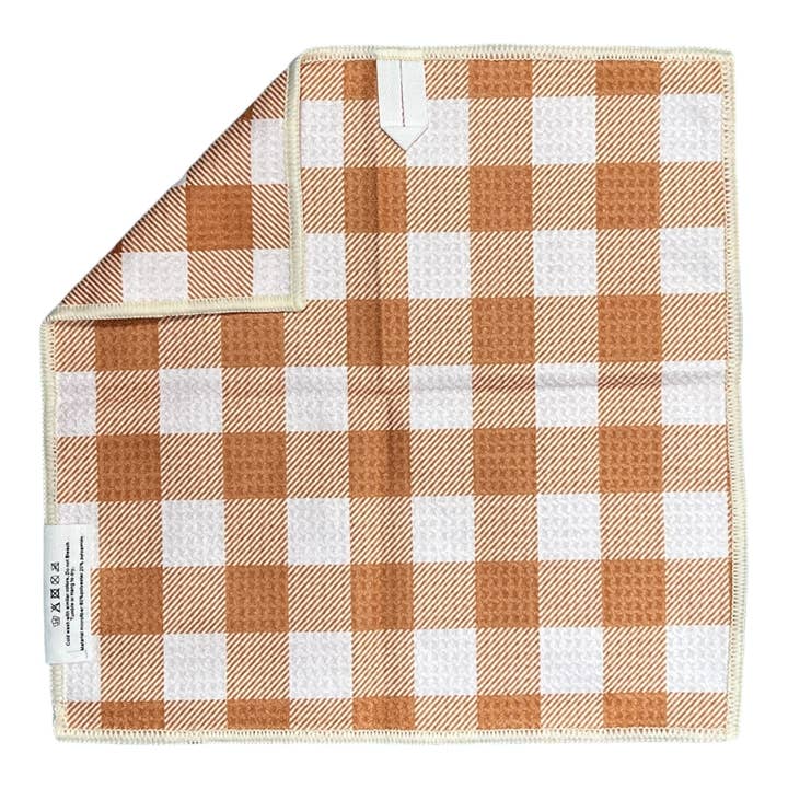 Rust Cream Sienna: Double-Sided Washcloth for wholesale on Faire1