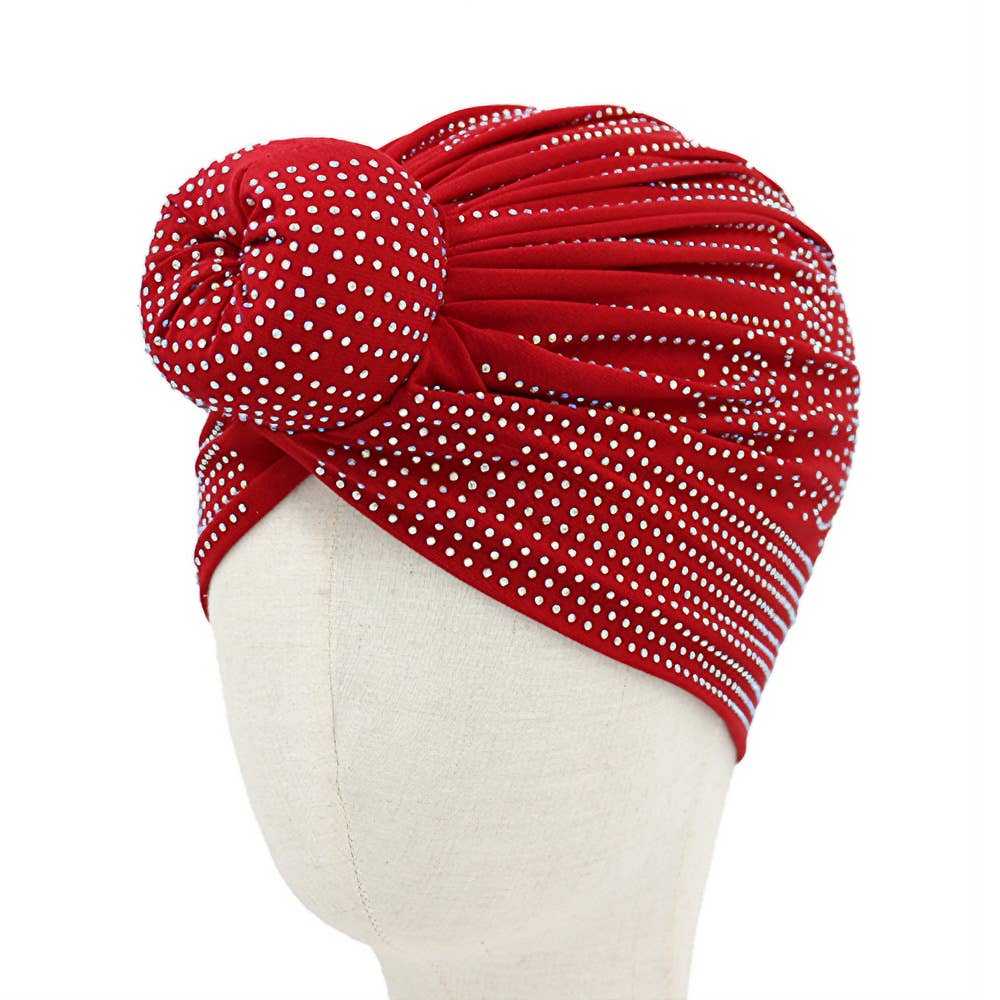 Sensibling Corp. - Wholesale Turban - Women's - Bling Studded Turban Hair Wrap
3