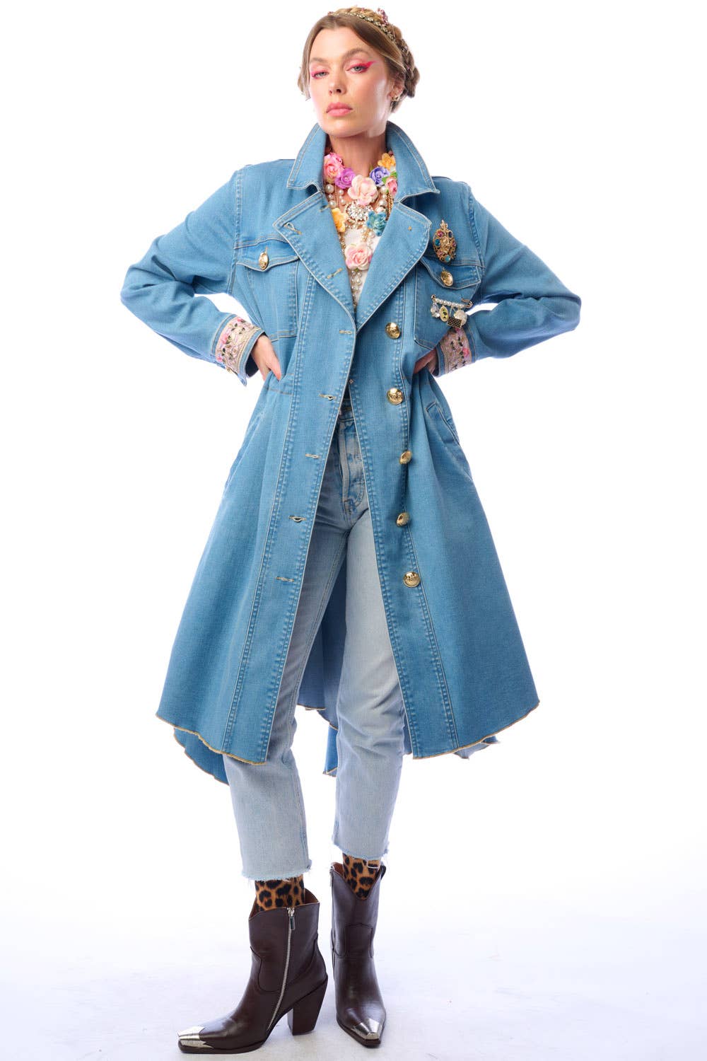Aratta | Women's Fashion - Wholesale Coat - Women's - Monte Carlo Denim Coat7