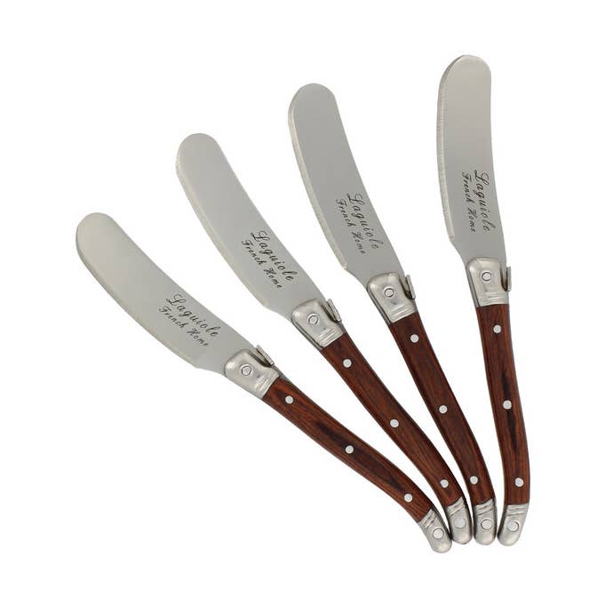Laguiole 4-Piece Spreader Set with Pakkawood Handles for wholesale by French Home