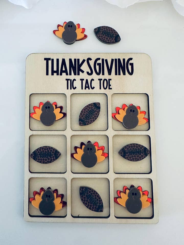 Thanksgiving Tic Tac Toe Game | Travel Size for wholesale by Marden S Design