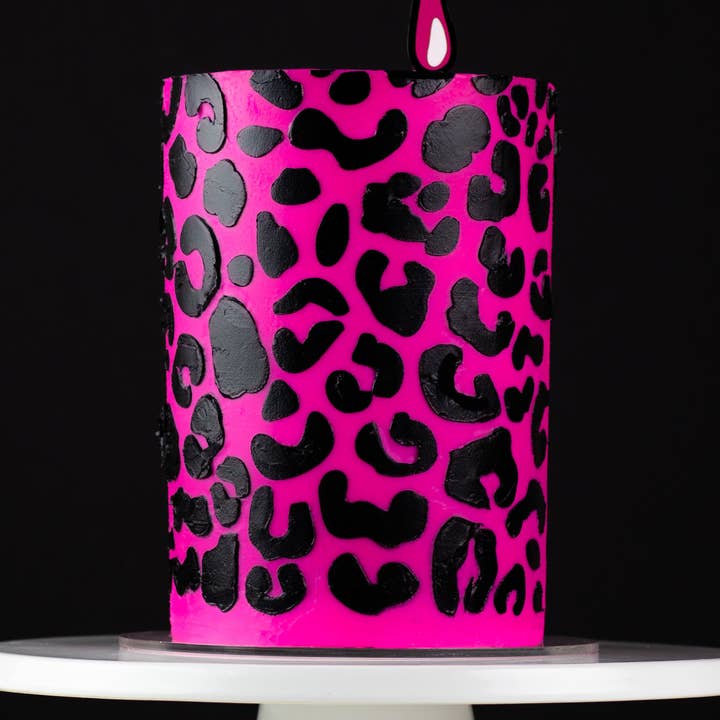 Sheri Wilson Stencil - Leopard Print for wholesale by Sweet-Stamp