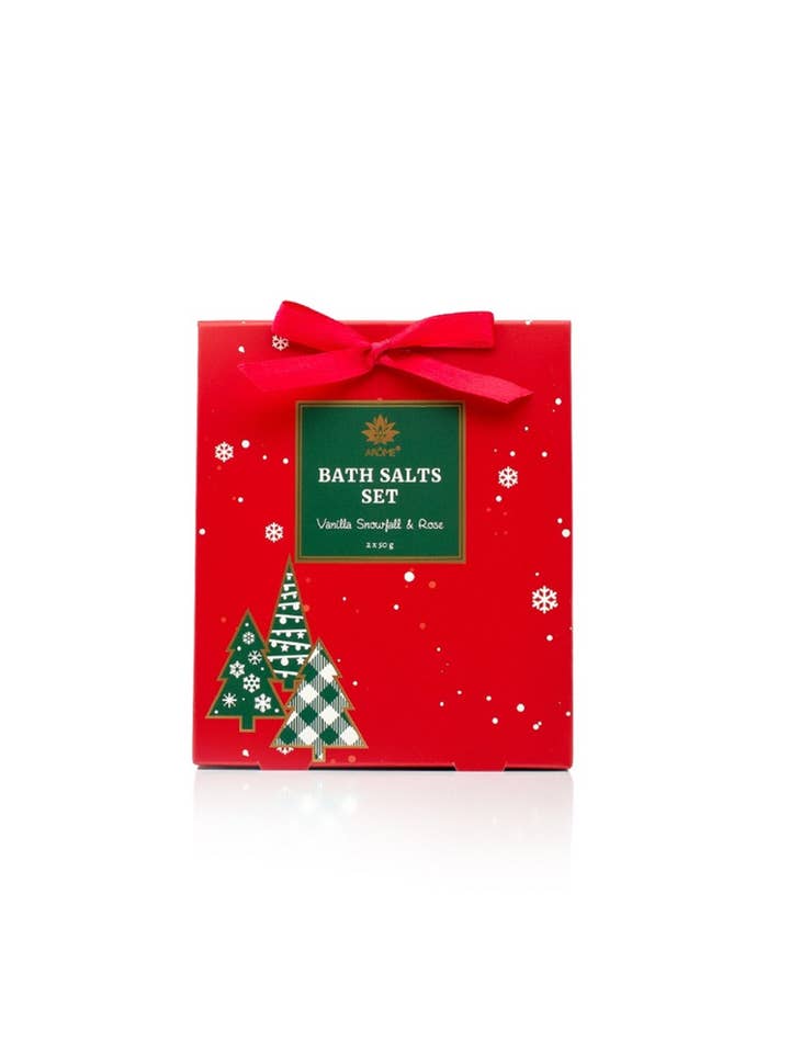 ARÔME Christmas Set Bath Salts 2 x 50 g Vanilla And Rose for wholesale by SferaNatura by INCI SRL