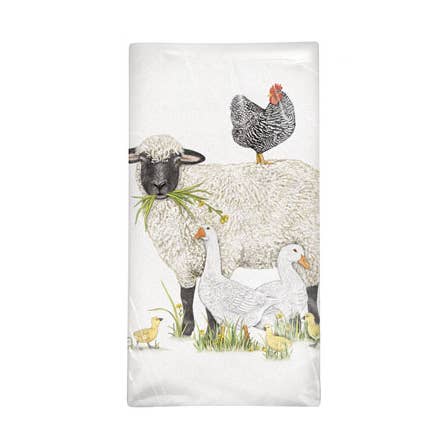 Sheep Geese Bagged Towel for wholesale by Mary Lake-Thompson Ltd.
