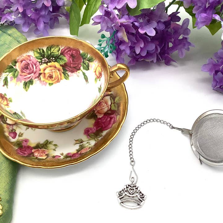 All Little Cute Things - Wholesale Tea Strainer/Infuser - Tea Ball Infuser Bridgerton Diamond of the Season Crown
