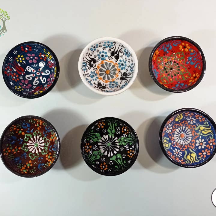 Embossed Mexican Ceramic Dip & Snack Bowls - 100 Pcs for wholesale by Talavera Canada