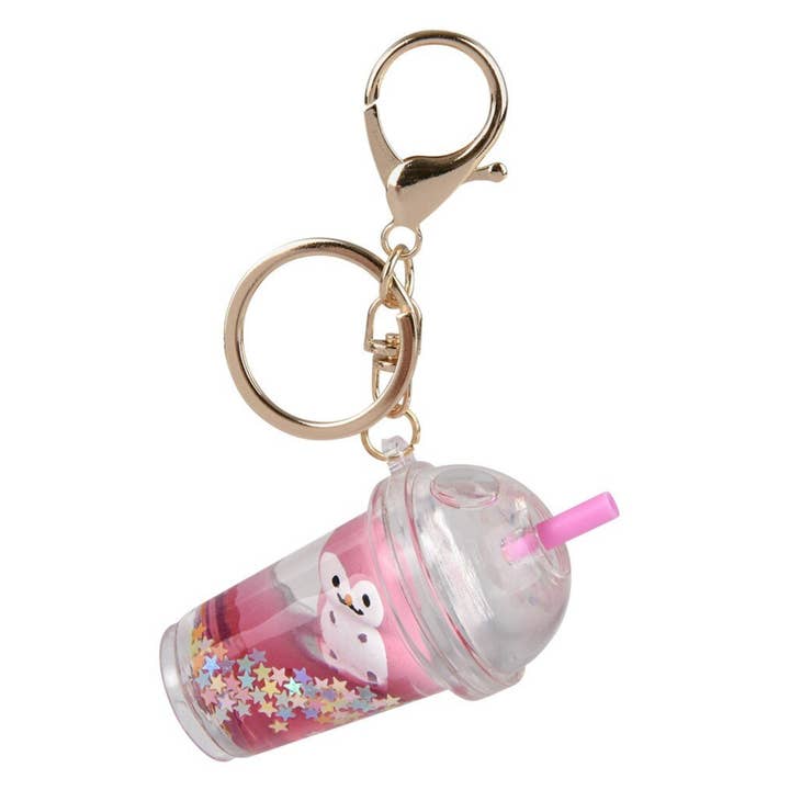 Buddha Yoga – Engroshandel Nøglering - Børn – Sødt kawaii dyresmoothie vedhæng med væske til børn - assorterede2