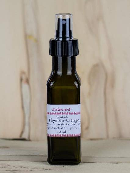 Thyme-orange spray salt for wholesale by Salzwerk Berlin