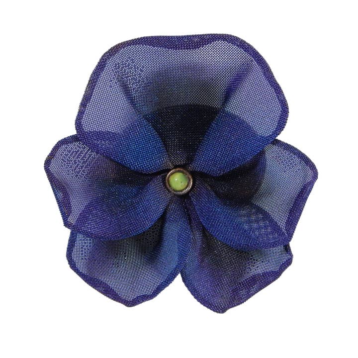 Sarah Cavender Metalworks – Großhandel Broschen – 3" x 2.5" O'Keefe Stiefmütterchen-Pin